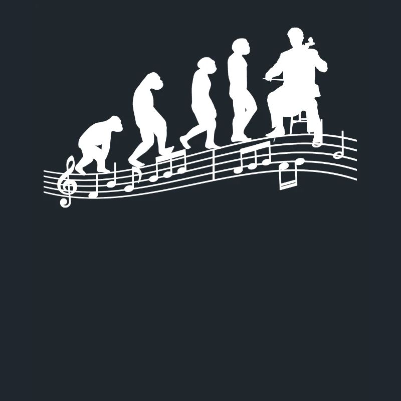 Cellospieler Cellist-Musiker Collo-Musik Evolution