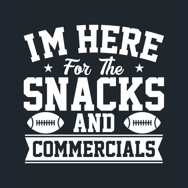 Ich Bin Wegen Der Snacks Und Werbespots Hier
