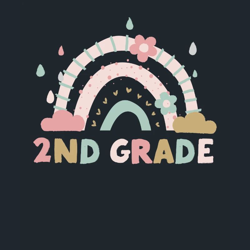 Second Grade 2nd Rainbow Teacher Student 100th