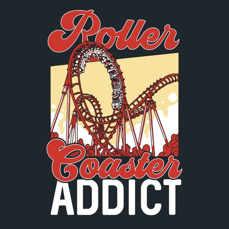 Achterbahn Rollercoaster Freizeitpark