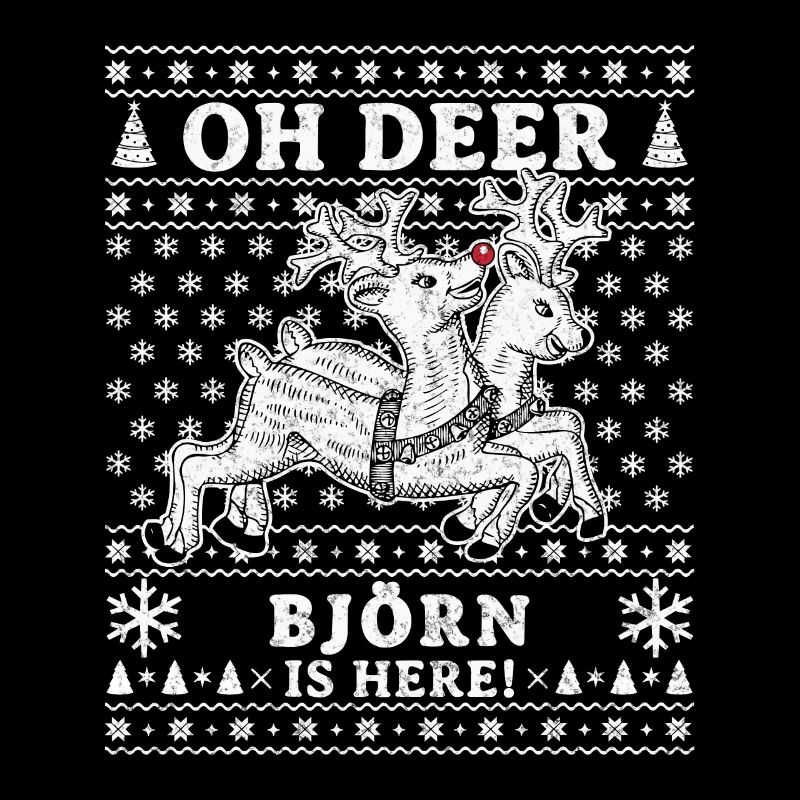 Oh Deer - Björn is here Ugly Weihnachten