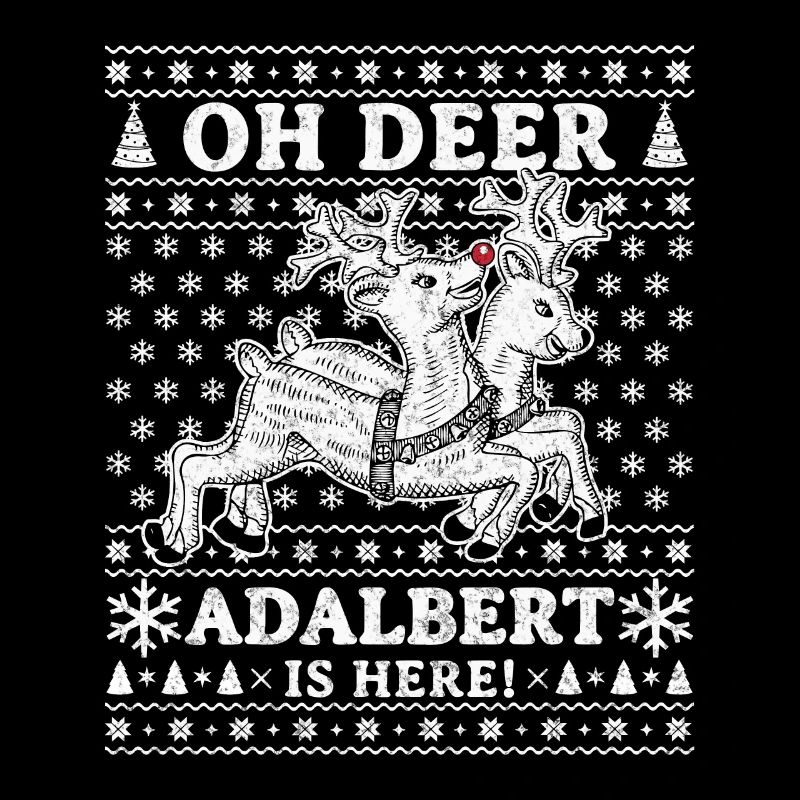 Oh Deer - Adalbert is here Ugly Weihnachten