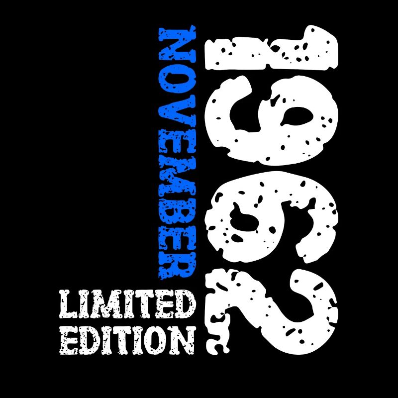 1962 November Limited Edition 61. Geburtstag Deko