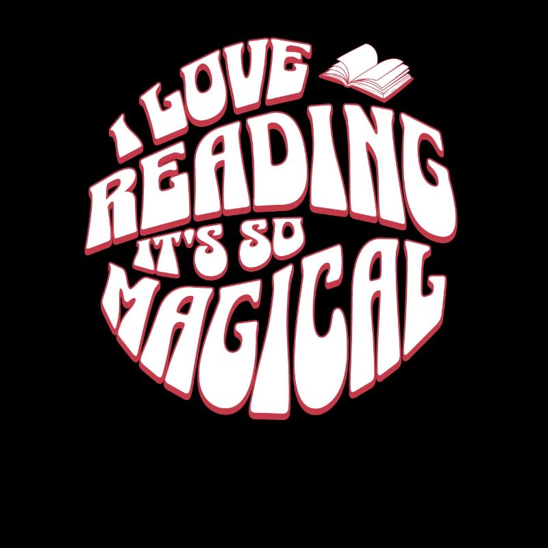 Reading is Magical - Bücher Retro Englisch Lehrer