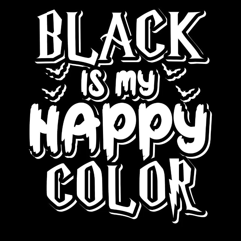 Le noir gothique est ma couleur heureuse Baphomet