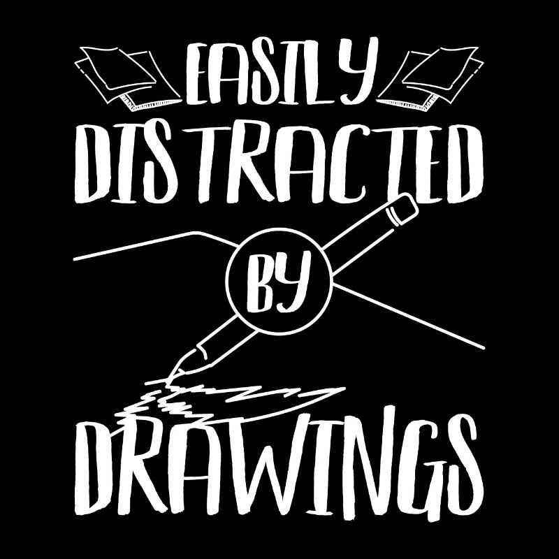 Facilement distrait par le dessin