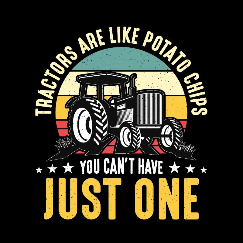 Les tracteurs de moissonneuse-batteuse sont comme la culture de croustilles