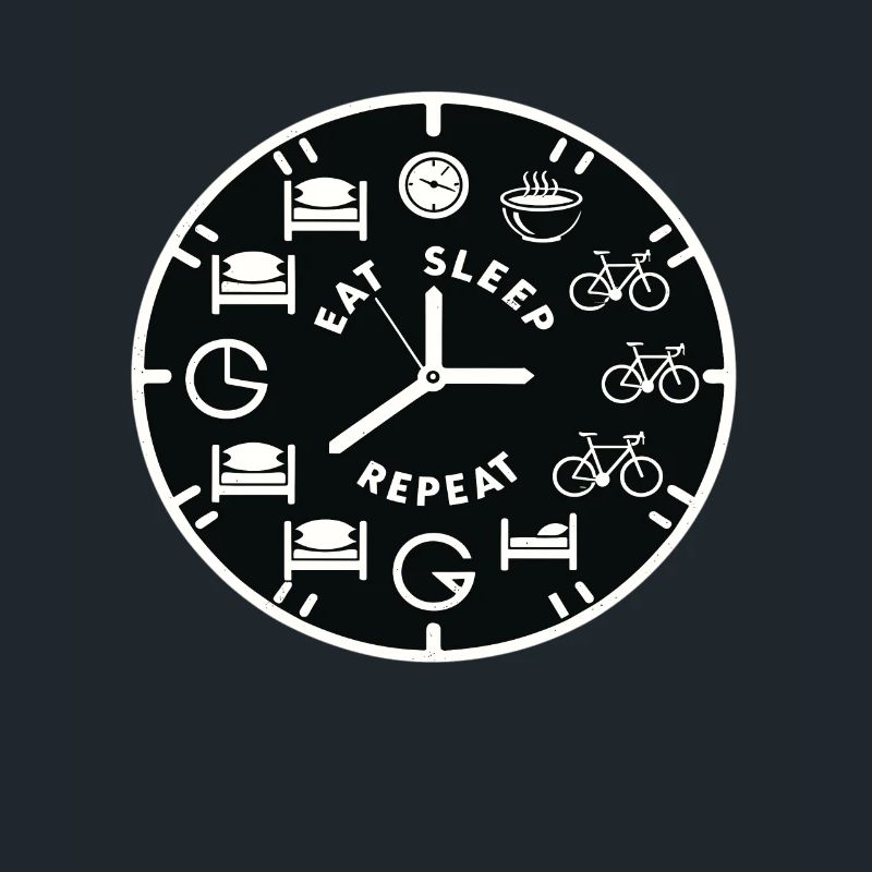Manger Dormir Vélo de route Répéter le cyclisme