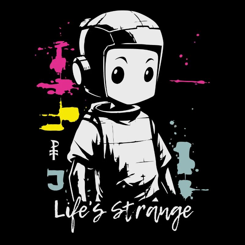La vie est bizarre, robot cyborg mignon
