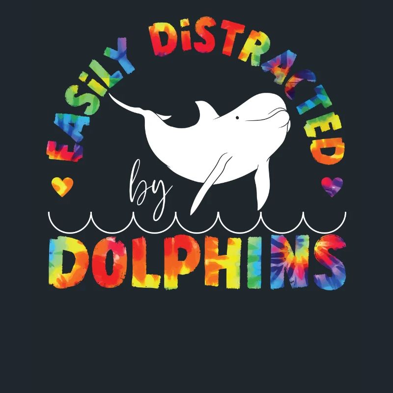 Dolphin Tie Dye facilement distrait