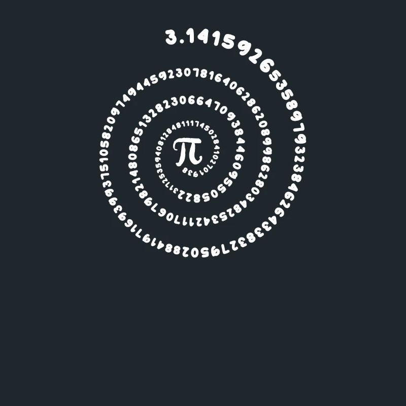 Pi Day Spiral Science Math Funny Math