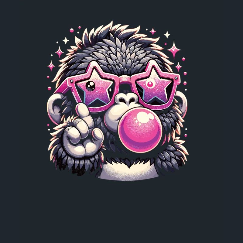 Gorille avec lunettes de soleil