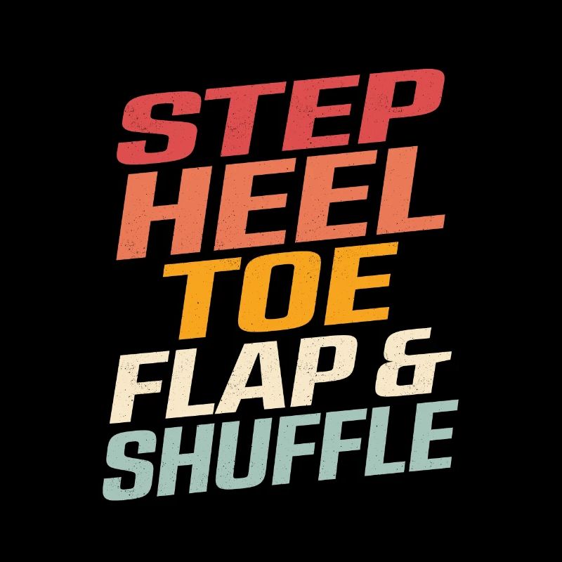 Step, Talon, Orteil, Rabat et Shuffle Tap Dancer Tap Dan