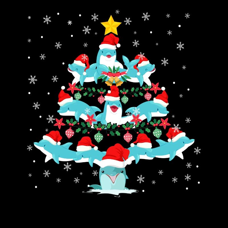 Arbre de Noël dauphin