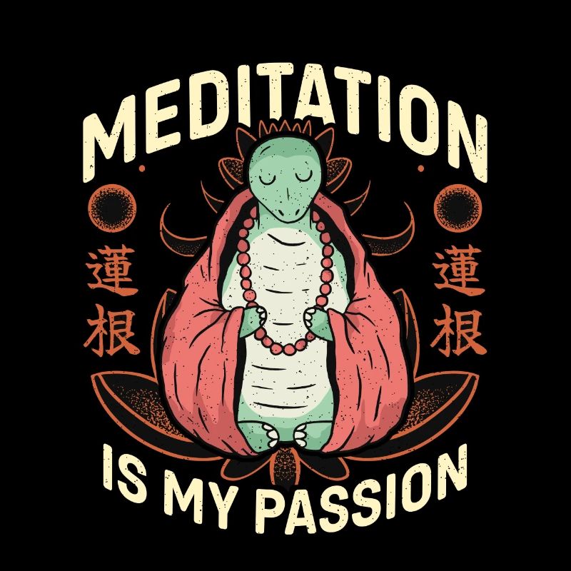 Meditation Is My Passion Spiritual Turtle Lover