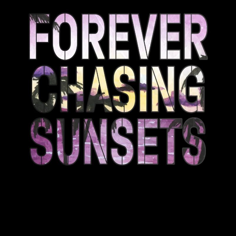 Forever Chasing Sunsets Vacances d’été rétro