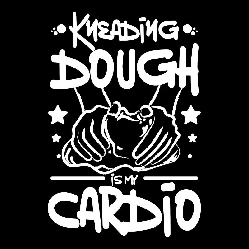 Baking bread kneading dough is my cardio
