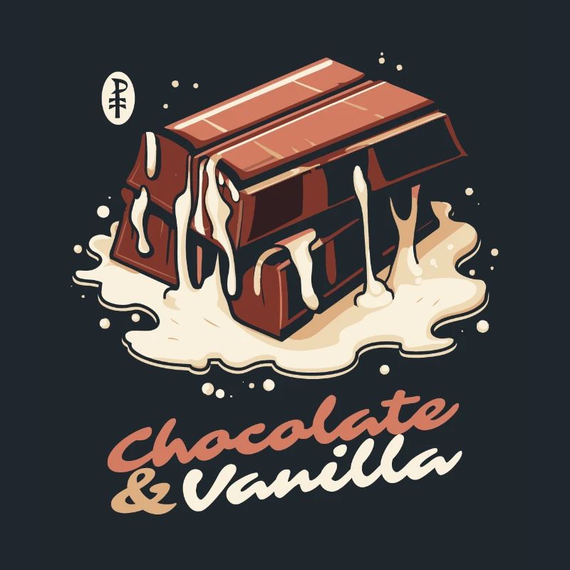 Chocolate and vanilla