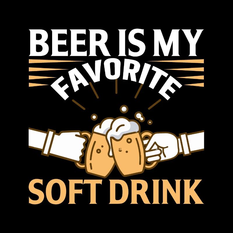 La bière est ma boisson gazeuse préférée