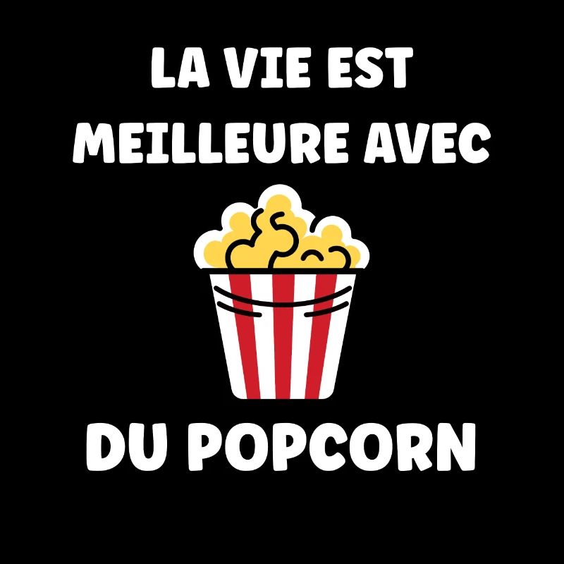 Humour pot de popcorn