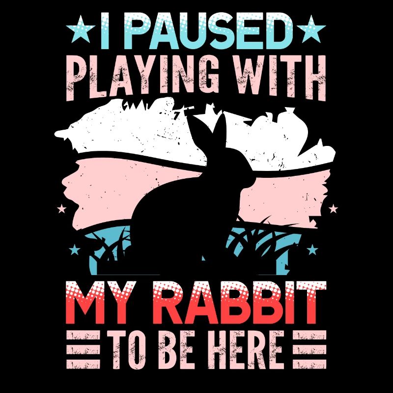I Paused Playing With My Rabbit To Be Here