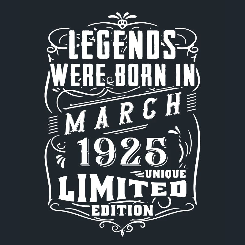 Anniversaire Mars 1925 Année Edition Limitée