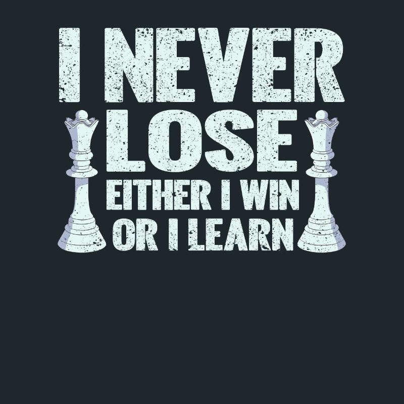 Ich verliere nie, entweder ich gewinne oder ich