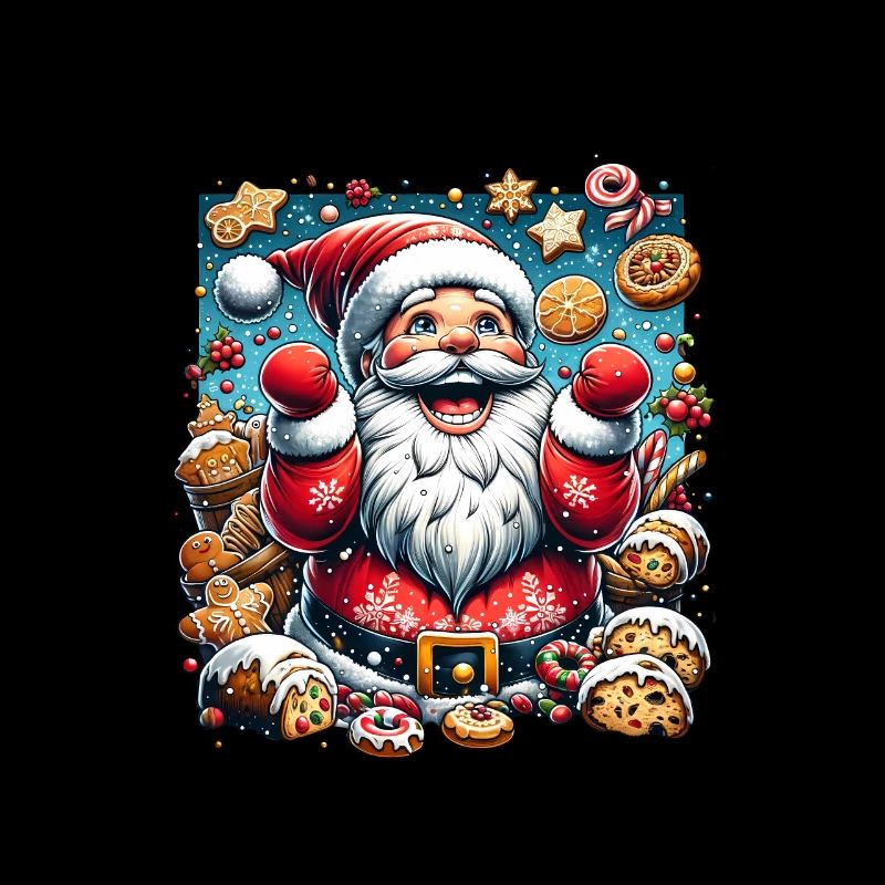 Drôle de Père Noël aime grignoter - Biscuits