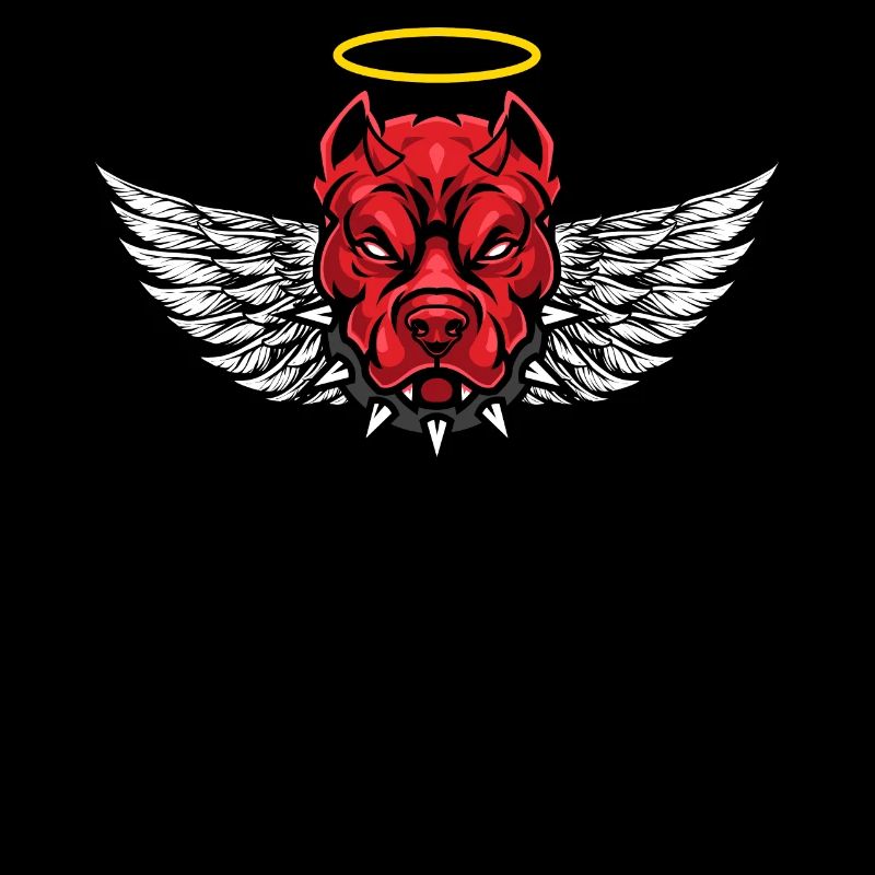 Devil American Pitbull Dog T-Shirt