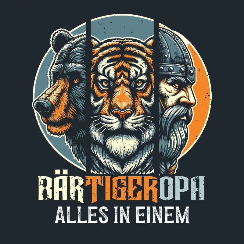 BärtigerOpa Bär Tiger Opa Geschenk Bart Bartträger