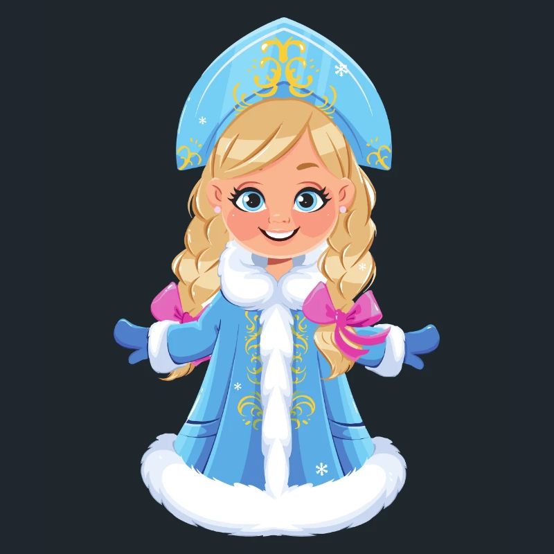 Ded Moroz Snegurotschka russischer Weihnachtsmann