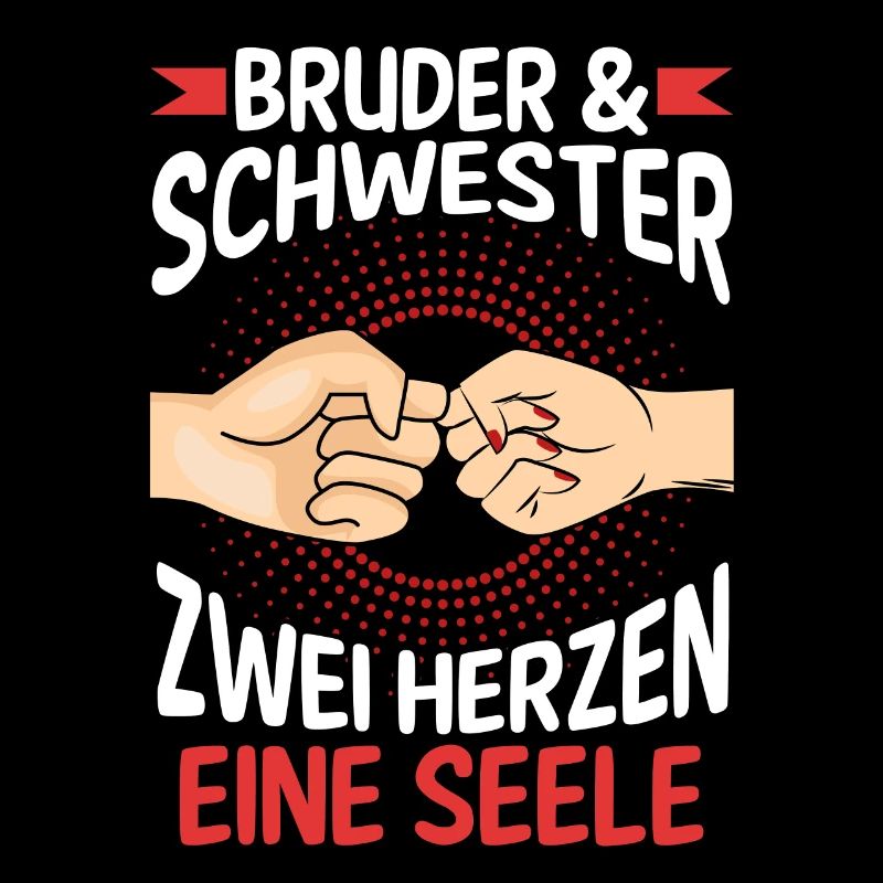 Geschwister Bruder und Schwester