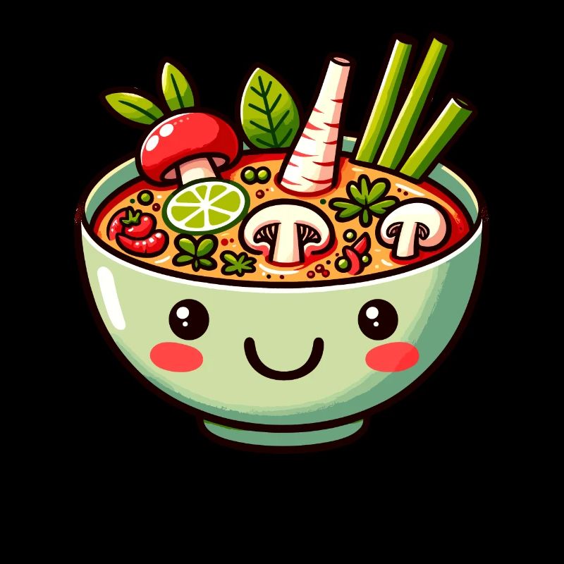 Tom Yum Soup Delight - Authentische thailändische Küche