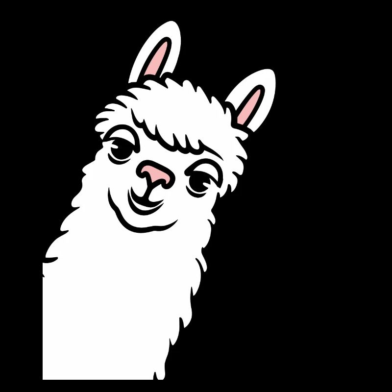 Cute little llama humor