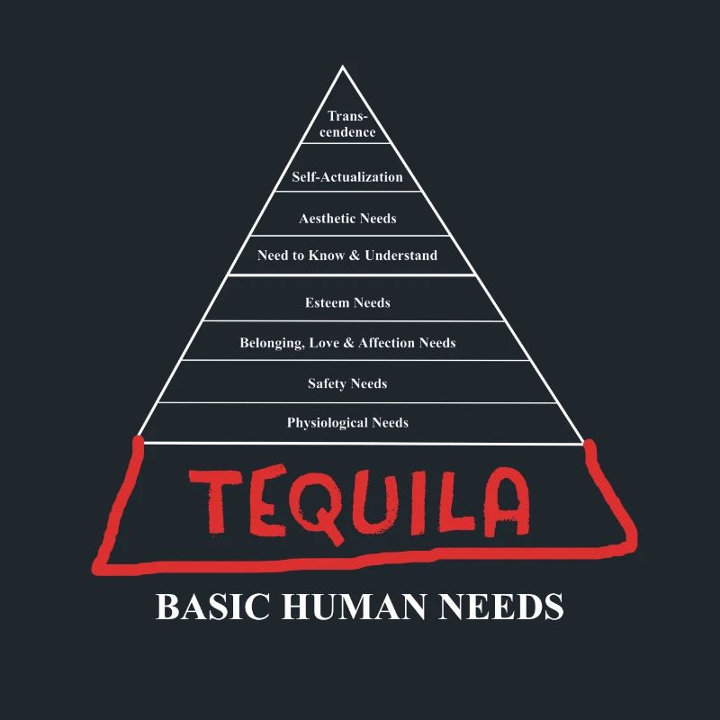 Tequila Basic Human Needs Pyramid Jeu de mots mexicain