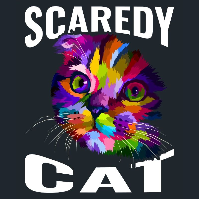 Chat effrayé