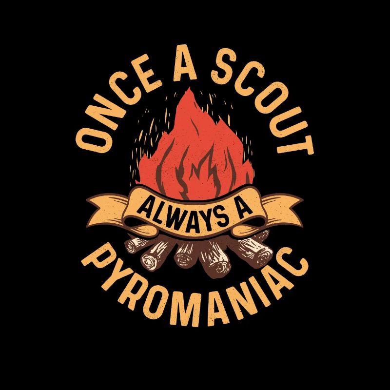 Scout's Flame: Forever a Pyromaniac Tee