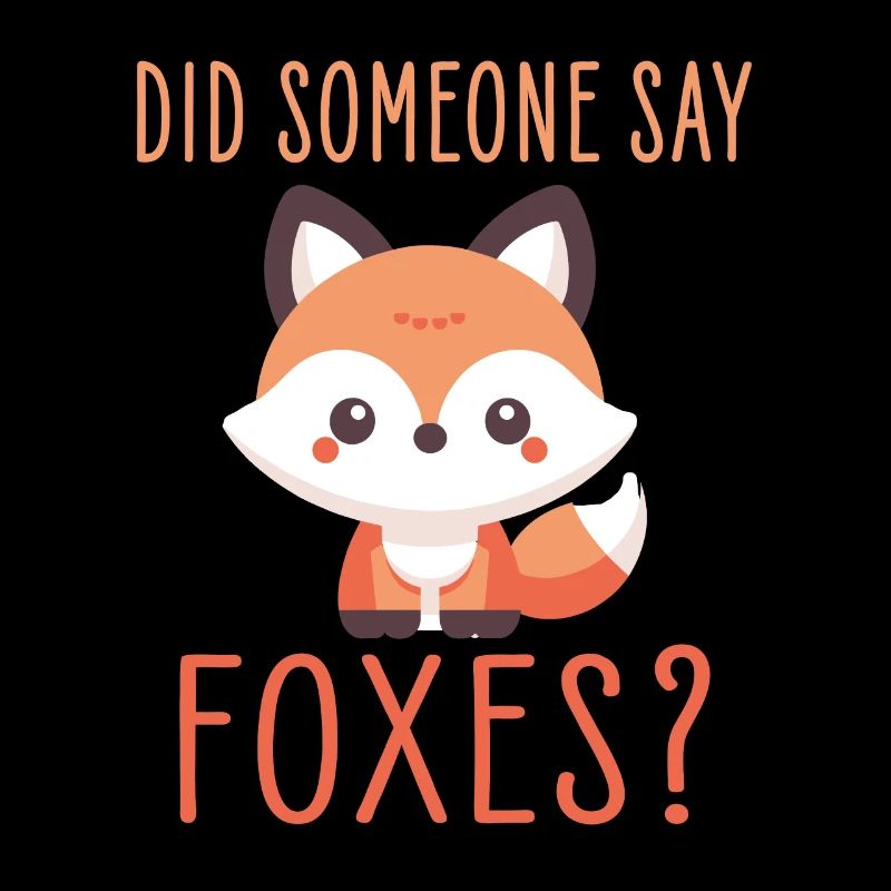 Charming Kawaii Fox Design for Wildlife