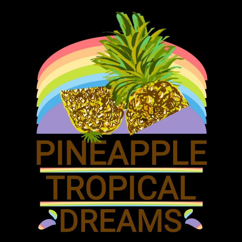 Ananas Regenbogen
