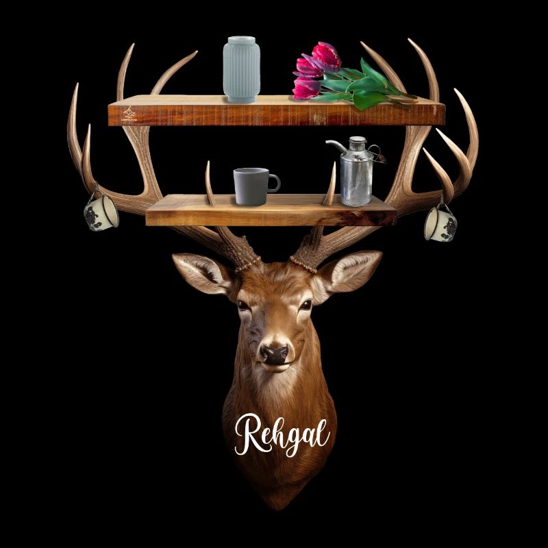Geweih, Reh + Regal = Rehgal Design by summitXpeak