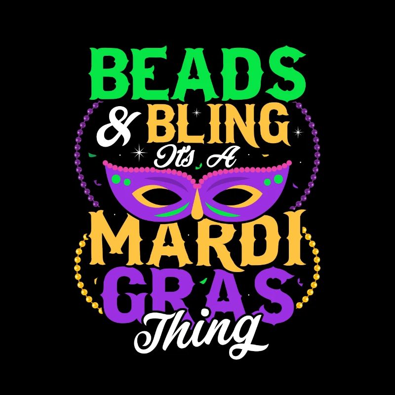 Perles & Bling C’est une chose de Mardi Gras Carnival Par