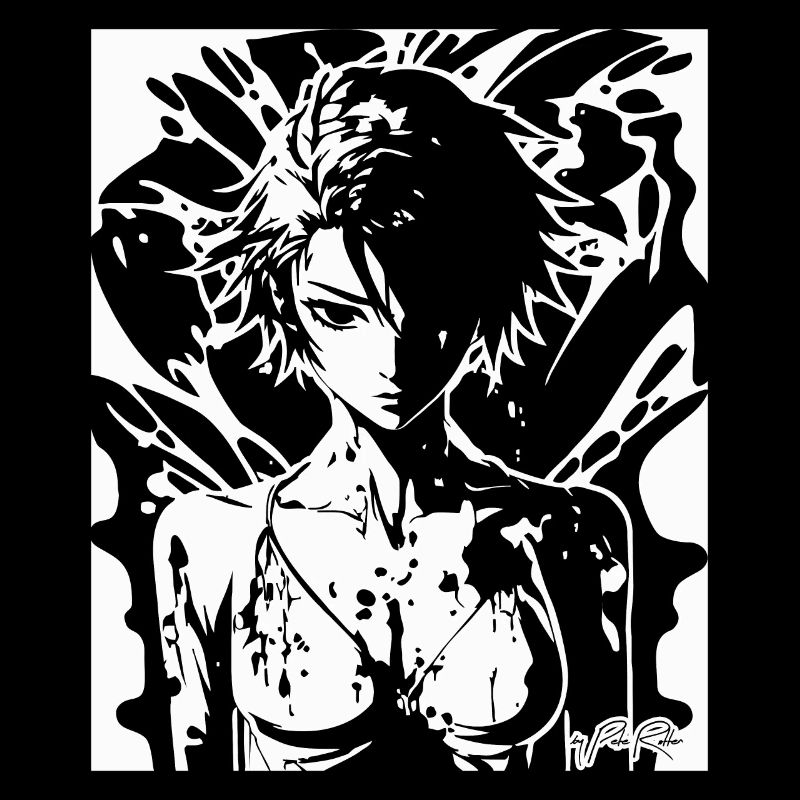 fille d’anime affiche fille