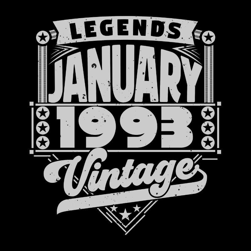 Vintage Anniversaire Janvier 1993, Janvier 1993.