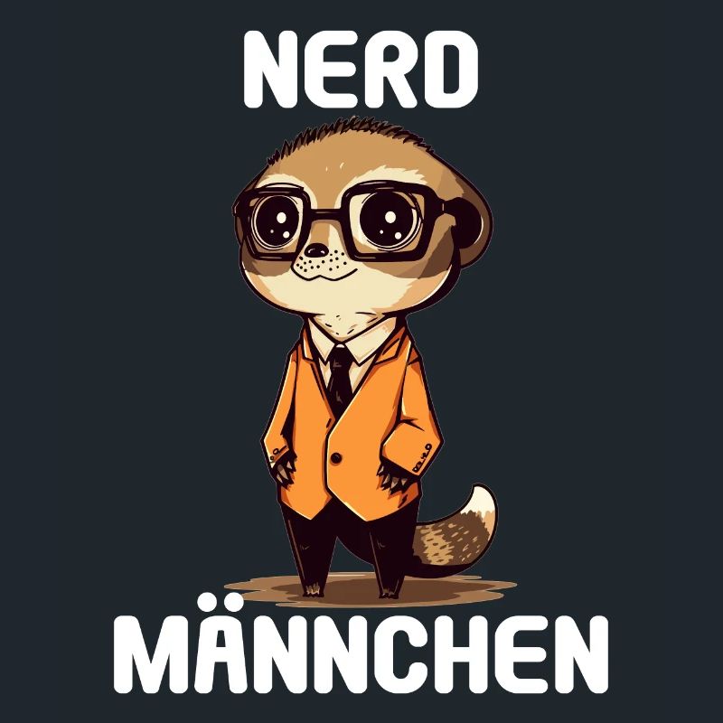 Nerdmännchen Junge Jungen Erdmännchen Nerdy Nerd