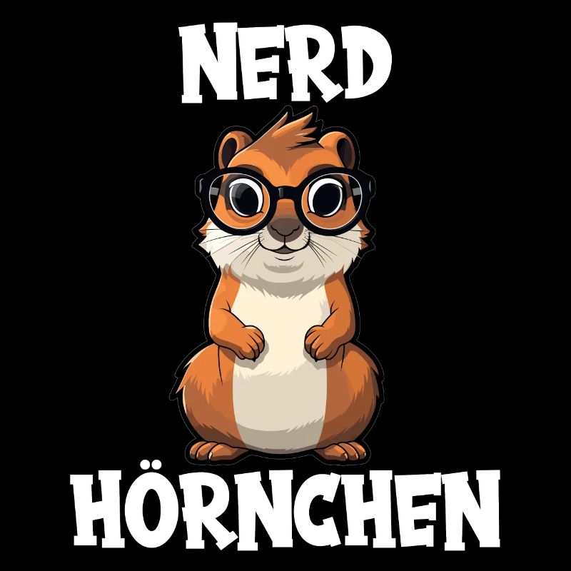 Nerdhörnchen Junge Jungen Erdhörnchen Nerdy Nerd