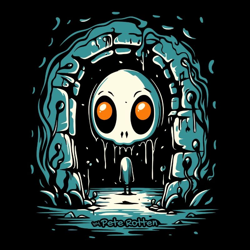 Petit crâne dans un donjon