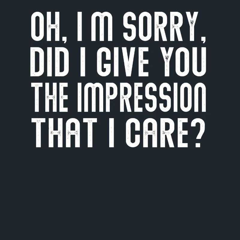 Indifférence, Sarcasme, Attitude différente