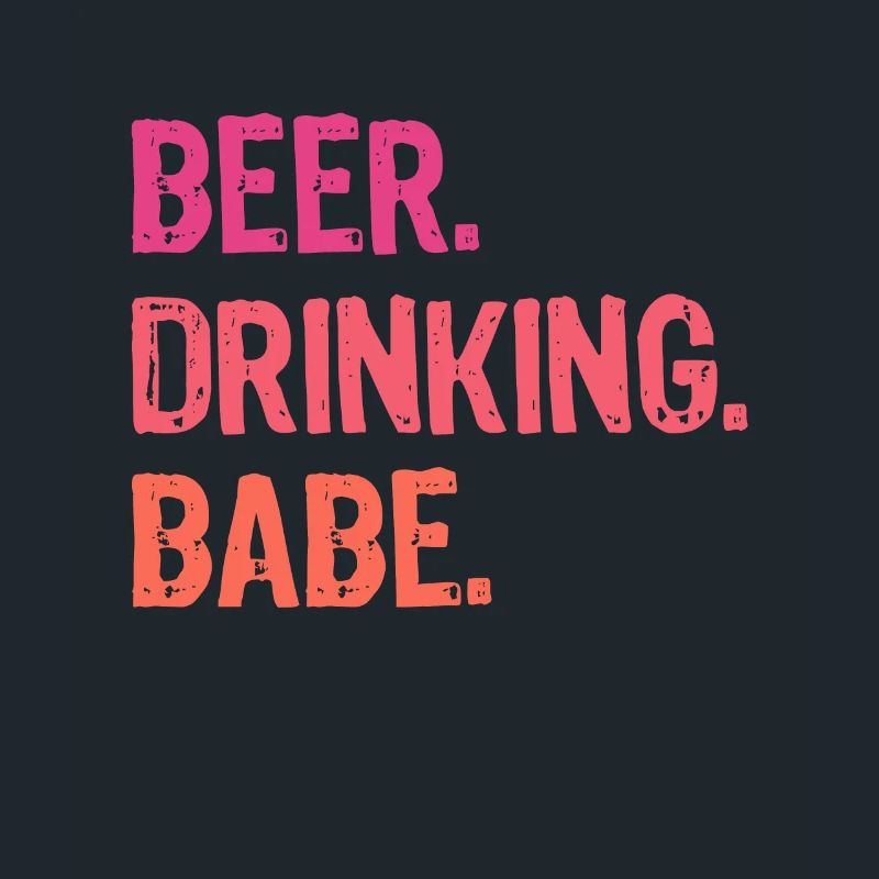 BEER DRINKING BABE Funny Bonfire Campfire