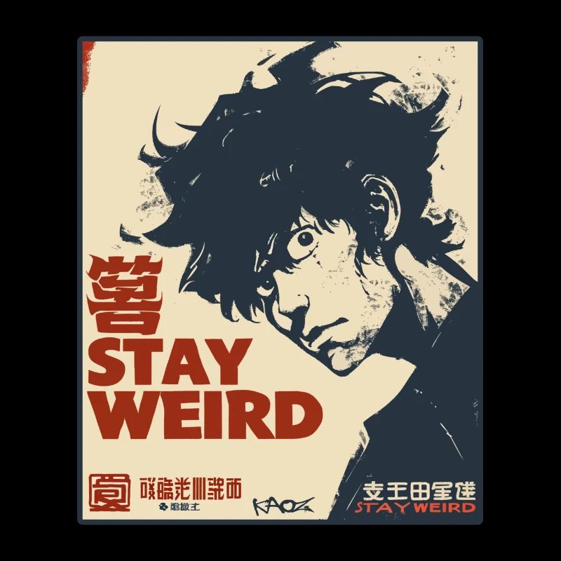 Bleib seltsam, junger Asiate Manga Anime