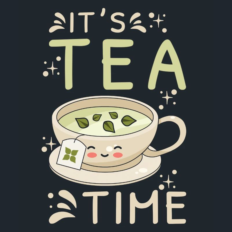 Tea Time Cute Tea Lover Kawaii Tea